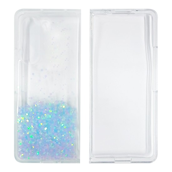 Hard Silicone Case with Glitter for Samsung Galaxy Z Fold 5/Z Fold5 Sea Green Hard Silicone Case with Glitter for Samsung Galaxy Z Fold 5/Z Fold5 Sea Green